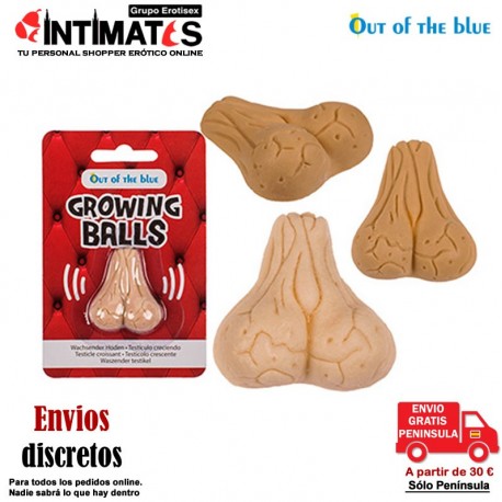Growing Balls · Testículo que crece · Out of the blue