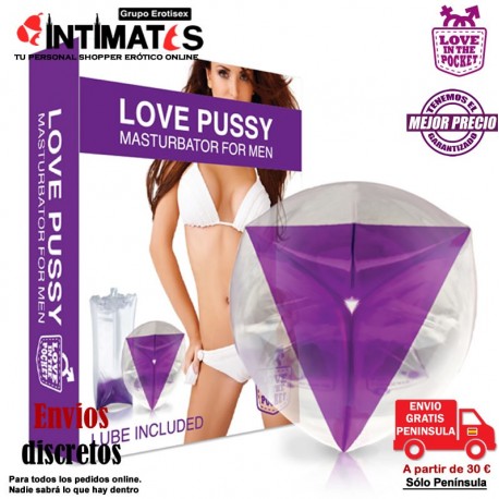 Love Pussy · Masturbador masculino inflable · Love in the Pocket