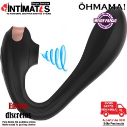 Vibrador con estimulador de clítoris y ondas · ÖhMama