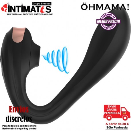 Vibrador con estimulador de clítoris y ondas · ÖhMama