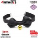 Collar con lazo y cascabel 29 cm - Negro · Fetish Addict