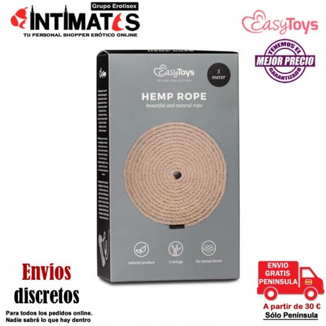 Hemp Rope · Cuerda de esclavitud de cáñamo 5M · EasyToys