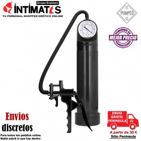 Elite Pump With Advanced PSI Gauge - Black · Pumped