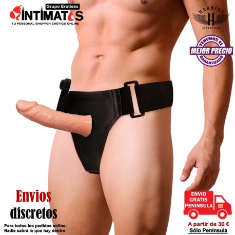 Benny · Arnés hueco con vibración · Harness Attraction 
