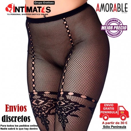 No. 1488 · Medias negras de rejilla · Rimba