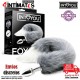 Grey & White Fox Tail · Plug anal con cola - S · BDSM Line