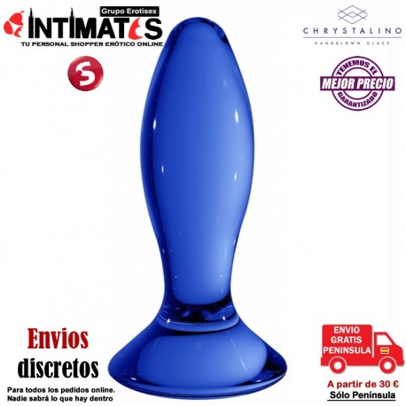 Follower · Dilatador anal - Azul · Chrystalino
