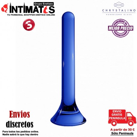 Tower · Consolador varita - Azul · Chrystalino