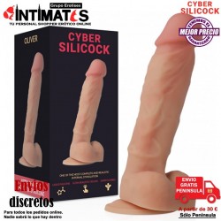 Oliver Liquid Silicone · Dildo realista 190mm · Cyber Silicock