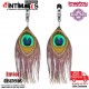 Nipple Torture · Pinzas para pezones con plumas de pavo real · Lovetoy
