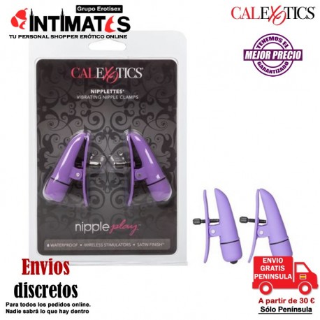 Nipplettes™ · Pinzas para pezones con vibración · CalExotics