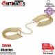 Magnifique - Esposas / Pulseras de cadena metálica oro · Bijoux Indiscrets
