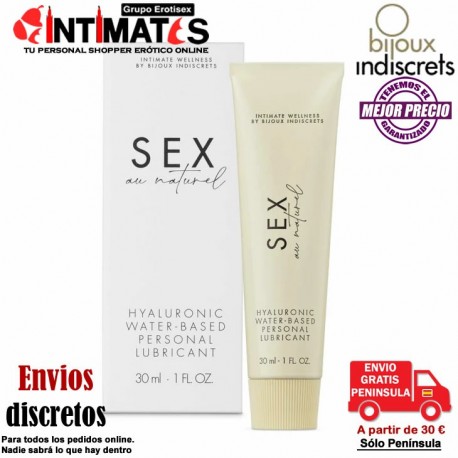 Sex au Natural · Lubricante hialurónico a base de agua · Bijoux Indiscrets