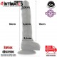 Dildo flexible de silicona 180 mm · Cock Miller
