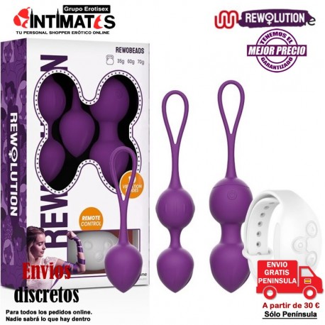 Rewobeads · Bolas vibradoras con tecnología Watchme · Rewolution