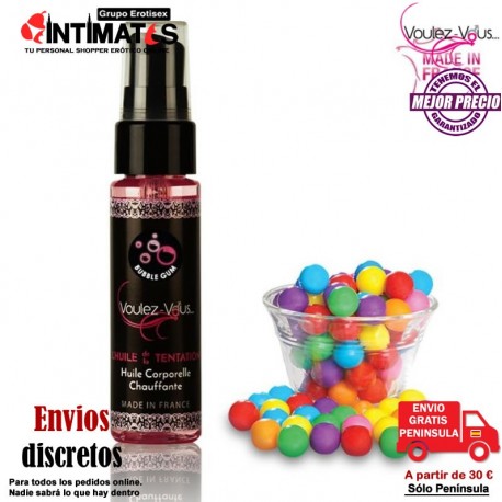 L'Huile de la Tentation · Aceite de masaje efecto calor · Voulez-Vous