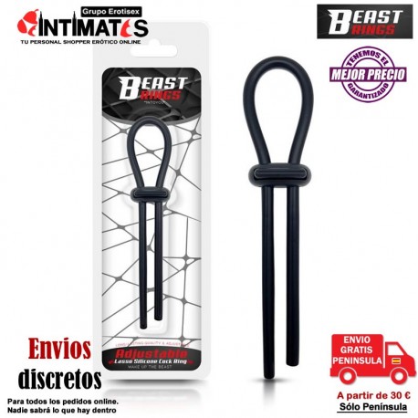 Adjustable Silicone · Anillo ajustable para el pene · Beast Rings
