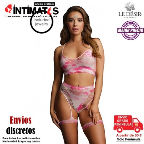 Conjunto de top y braguita teñido batik OS · Le Désir