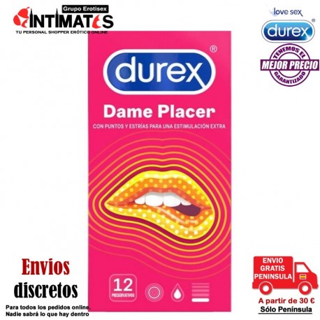 Dame Placer 12 uds. · Durex