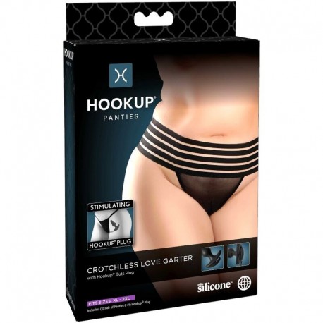 HOOK UP CROTHLESS LOVE GARTER TALLA PLUS
