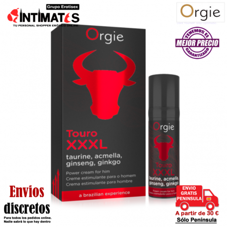 Touro XXXL · Crema potenciara de la erección · Orgie
