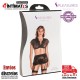 Conjunto de 4 piezas en color negro - TU · Pleasures Lingerie