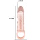 BAILE FUNDA EXTENSORA PENE CON STRAP PARA TESTICULOS 13.5 CM