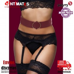 Luxurious and Fashionable Waist Belt L/XL- Burgundy · Ouch! Halo