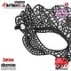 Princess Black Lace · Máscara veneciana negra · Ouch!