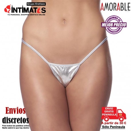 Kinki · Micro Tanga Plateado T. U. · Amorable