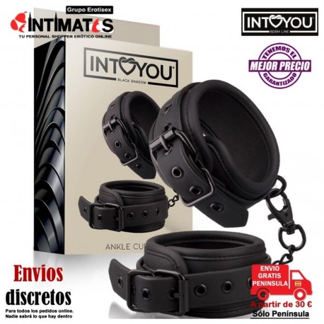 Ankle Cuffs · Esposas para tobillos de cuero vegano · Intoyou