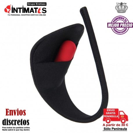 C-String con compartimento - TU · Queen Lingerie