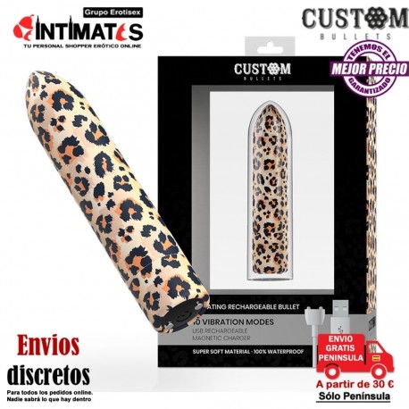 Leopard · Bala vibradora recargable 10v. · Custom Bullets
