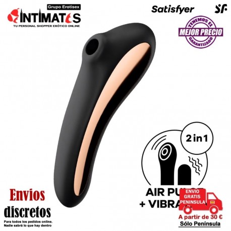 Dual Kiss · Succionador de clítoris de doble uso · Satisfyer