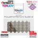 Power Stretchy Sleeve · Funda texturada para el pene · ToyJoy