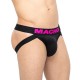 MACHO - MX200F SUSPENSORIO FUCSIA Y NEGRO XL