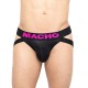 MACHO - MX200F SUSPENSORIO FUCSIA Y NEGRO XL
