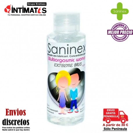 Multiorgasmic woman · Extreme Plus 100ml · Saninex