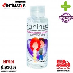 Multiorgasmic woman · Exciting Plus 100ml · Saninex