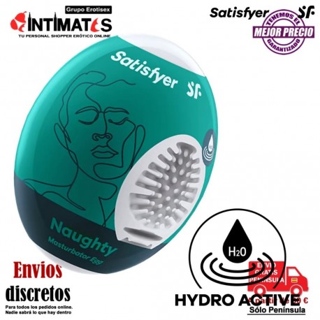 Naughty · Huevo masturbador · Satisfyer