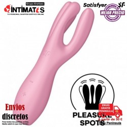 Threesome 3 · Estimulador sensual de clítoris y labios vaginales · Satisfyer