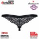 Tanga negro con abertura 828-THC-1 · Obsessive