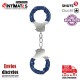 Denim Metal Handcuffs · Esposas de metal y mezclilla · Ouch!