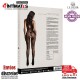 Bodystocking de malla con encaje - Negro - O/S  · Le Désir