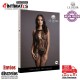 Bodystocking de malla con encaje - Negro - O/S  · Le Désir