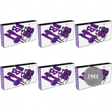 EXPERIENCE BDSM FETISH KIT SERIE PURPLE 5+1 GRATIS