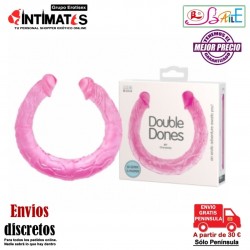 Double Bones · Dildo realístico rosa 170mm · Baile