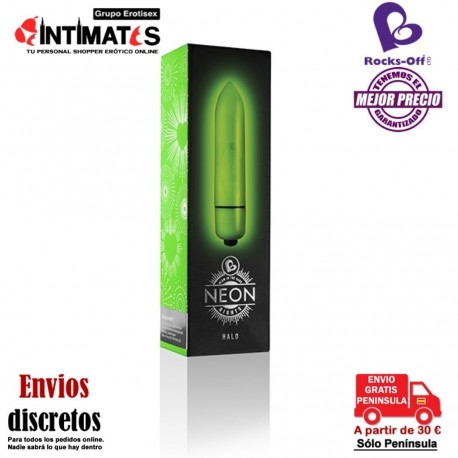 Neón Night RO-80mm - Bala de placer 7 velocidades · Rocks-off