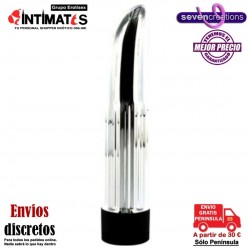 Lady Finger · Vibrador plateado · Seven Creations