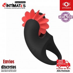 12Kiss · Anillo para el pene con lenguas giratorias · Otouch